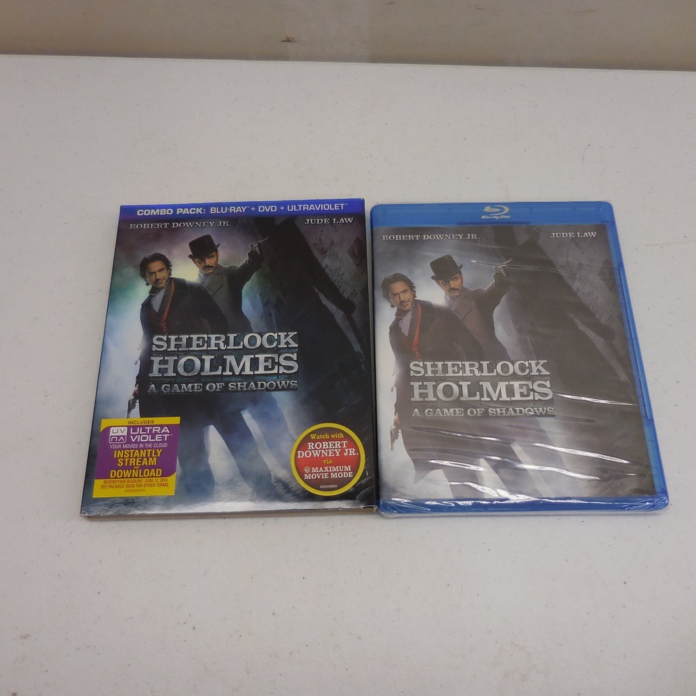 Sherlock Holmes A Game of Shadows Blu-ray DVD Combo Pack Slipcover New Sealed
